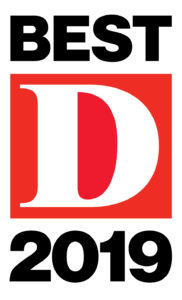 D Magazine Best Lawyers 2019 badge