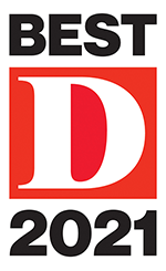 D Magazine Best Lawyers 2021 badge