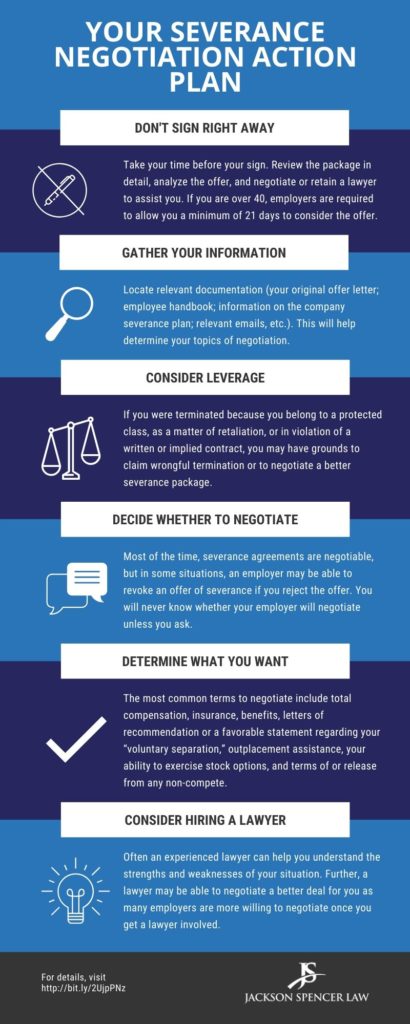 Jackson Spencer Severance Action Plan