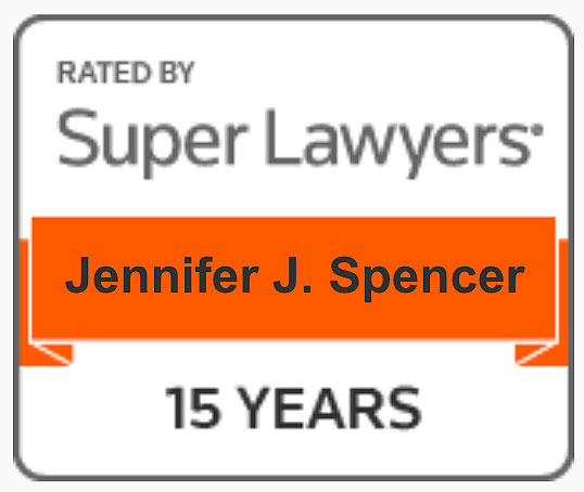 Jennifer Spencer Super Lawyers 15 years Jennifer Spencer Super Lawyers 15 years